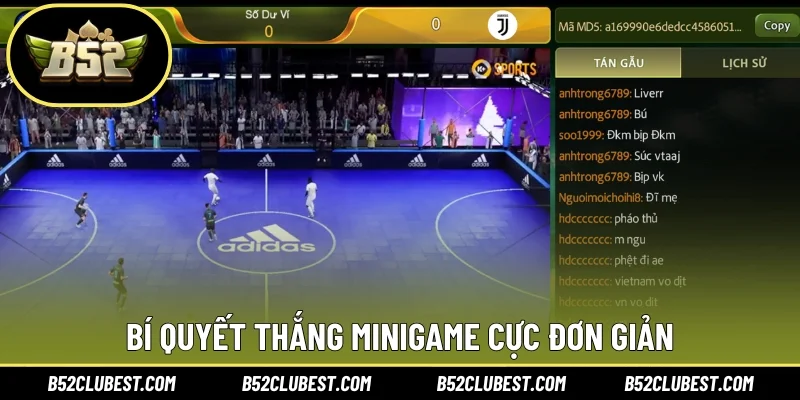 Bí quyết thắng minigame cực đơn giản