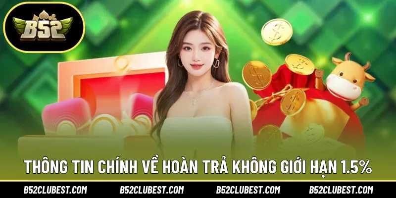 Giới thiệu chung về hoàn trả không giới hạn 1.5%