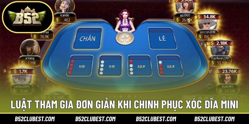 Luật rõ ràng để chinh phục thử thách trong xóc đĩa