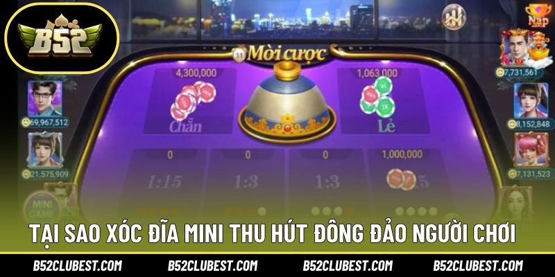 Lý do tại sao người chơi yêu thích tựa game xóc đĩa